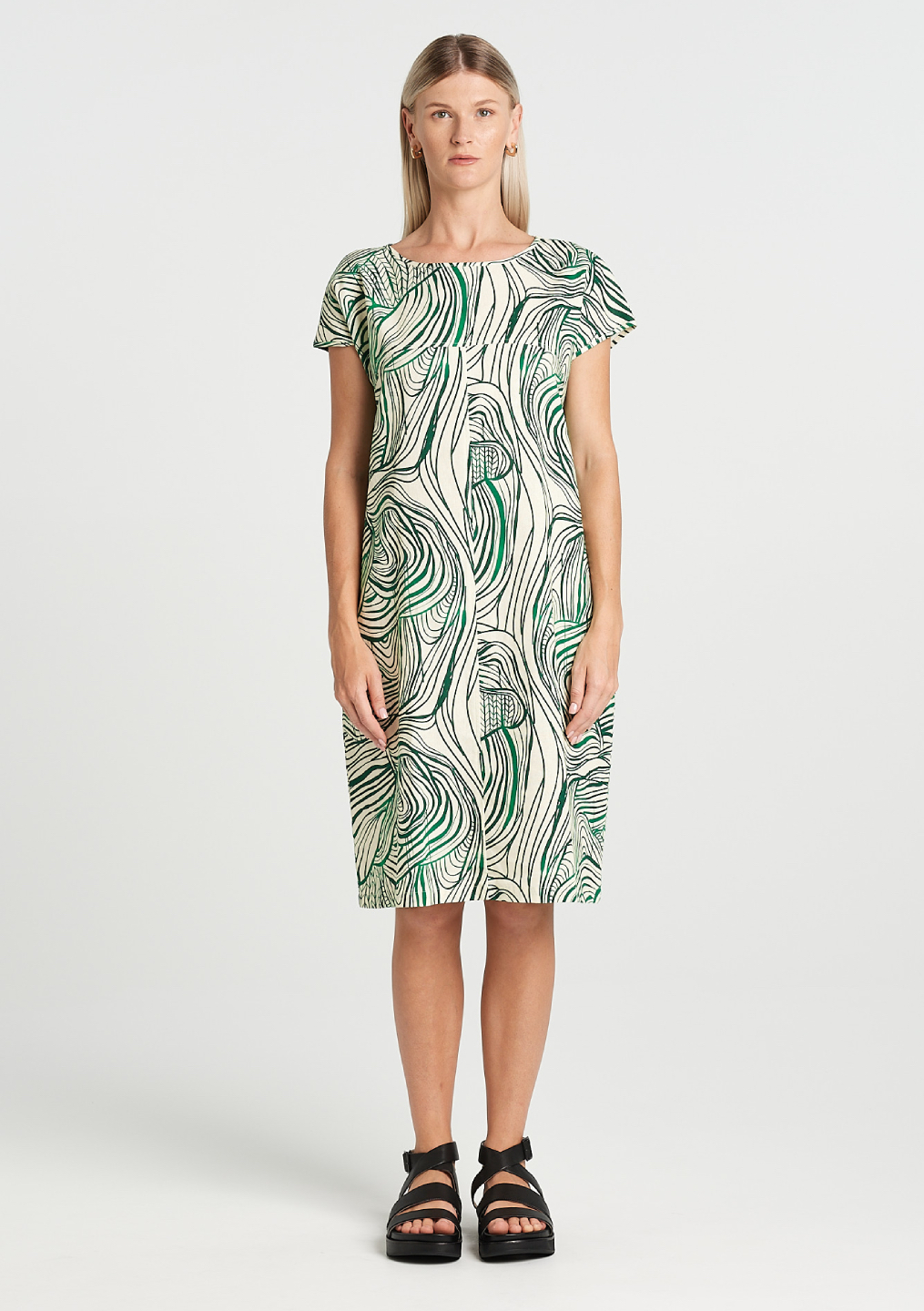 Nyne | Graphic Dress - Verdant Print - Contain Boutique