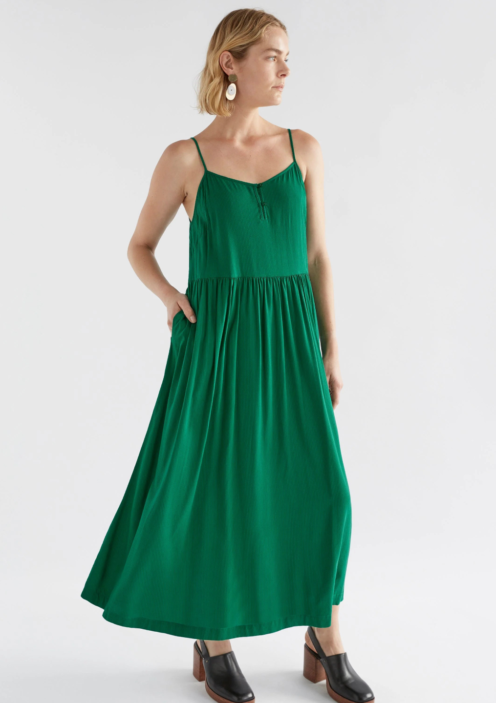 Elk | Linia Dress - Jewel Green - Contain Boutique