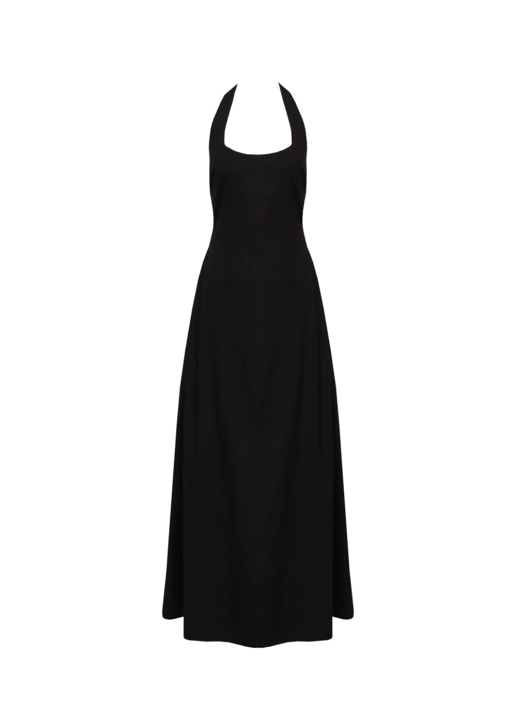 Ruby | Jules Halter Maxi Dress - Black - Contain Boutique