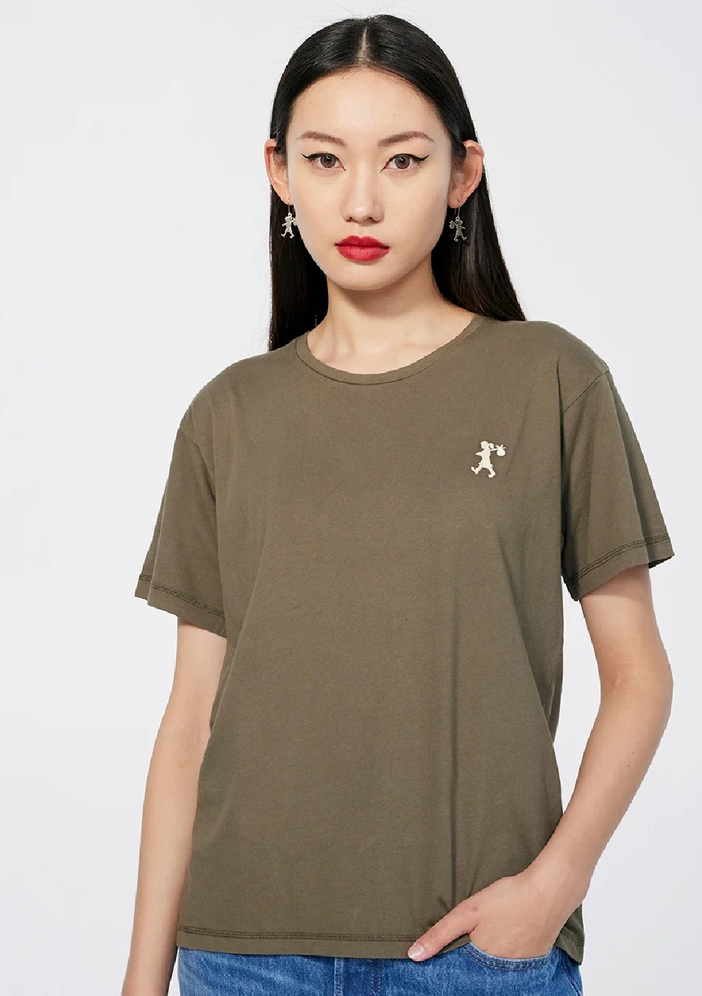 Karen Walker | Classic Organic Shirt - Hunter Green - Contain Boutique